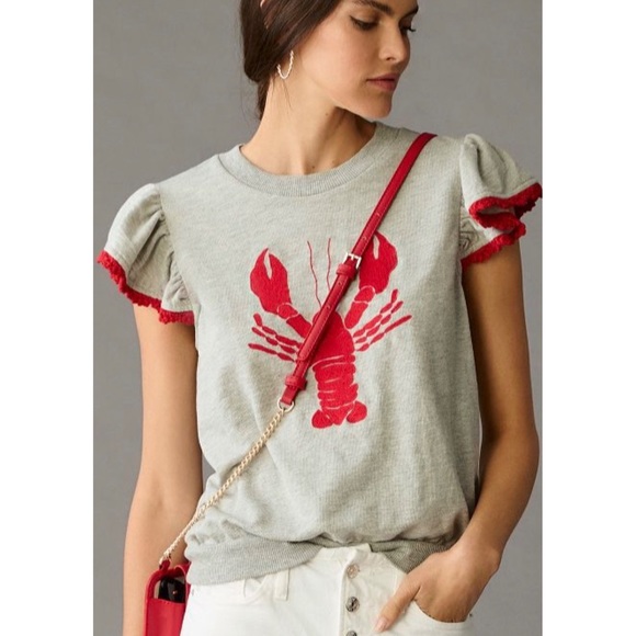 Anthropologie Tops - Anthropologie Corey Lynn Calter Flutter-Sleeve Sweatshirt New Medium ANTHRO top